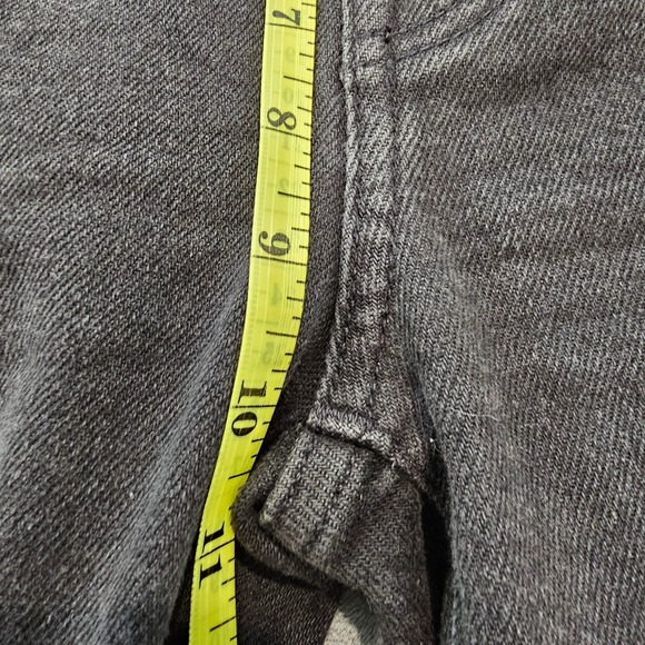 Madewell High Rise Skinny Jeans Charcoal Wash Size 26P - Picture 6 of 7